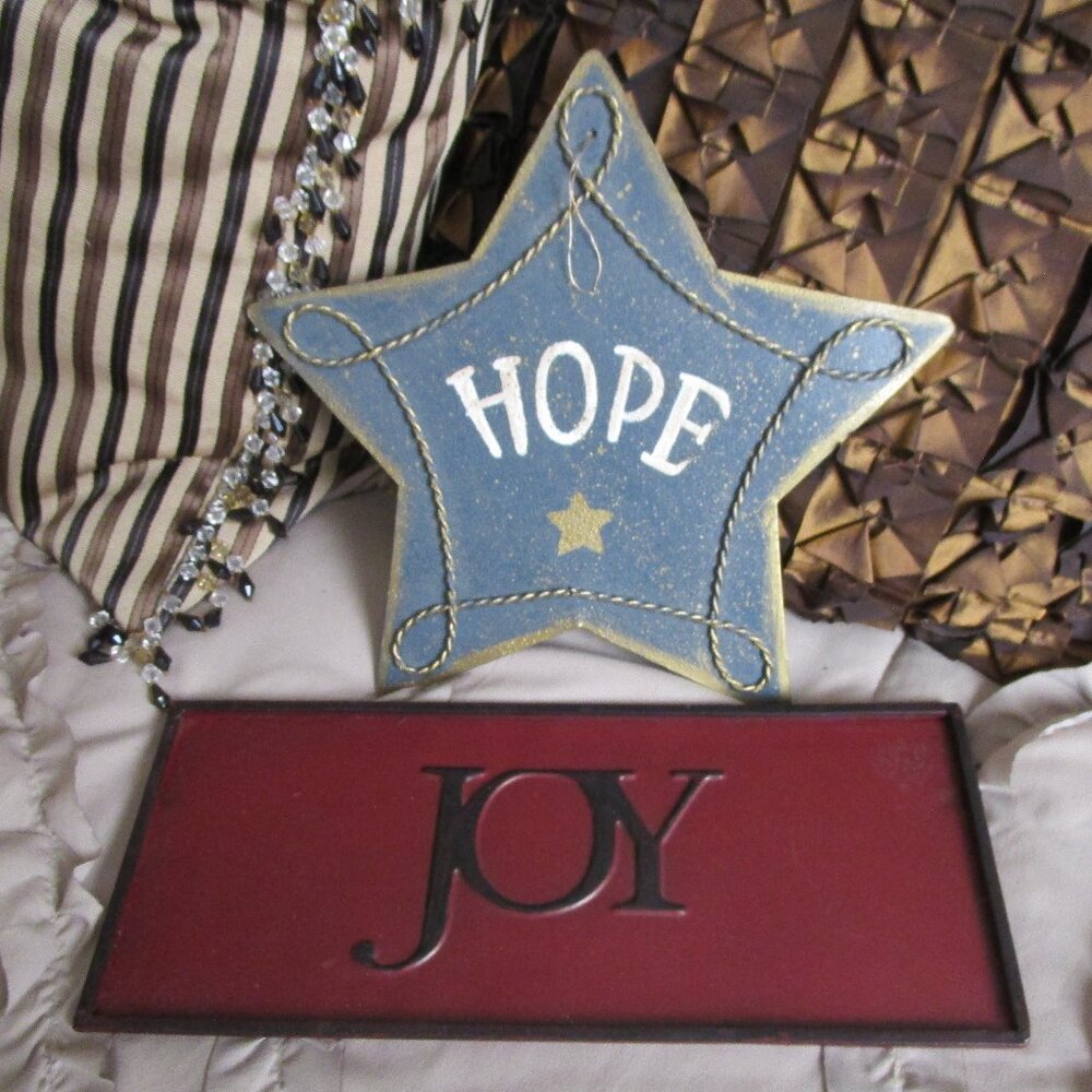 metal inspirational signs